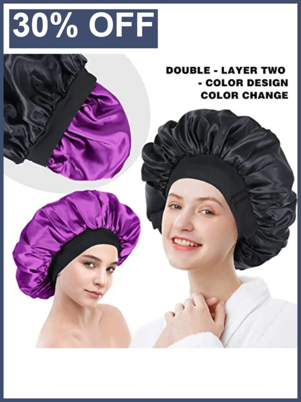 N/A silk bonnet